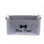 Felt Pet Toy Storage Basket Pi-Mart
