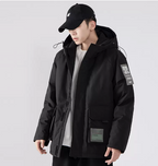 Cloth Embroidered Tooling Down Jacket Pi-Mart