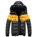 Fashion Youth Patchwork Color Cotton Padded Jacket