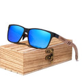 Luxury  Bamboo Wood Design Polarized Elegant High Quality Men Sunglasses Mirror Lens Handmade Fashion UV400 Eyewear Accessories - SJB-DIAMOND ELITES