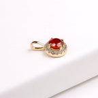 Pomegranate Zirconium Light Luxury Pendant