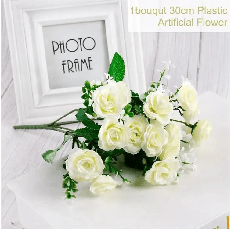 30cm Artificial Silk Peony Flowers Bouquet for Home Decoration -  Faux Christmas Flowers & Wedding Flowers