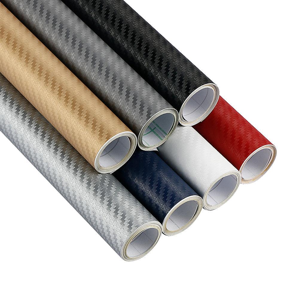 30cmx127cm 3D Carbon Fiber Vinyl Car Wrap Sheet Roll Film Car Stickers Carbon Fiber Vinyl Wrap Decal Motorcycle Auto Styling Carbon Fiber Vinyl Car Wrap Sheet Roll Film Car Stickers and Decal Motorcycle Automobiles Accessories Automobiles Stevvex