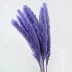 30Pcs Dried Bulrush Flowers Bouquet Home Wedding Decoration Table Flores Preservadas Pampas Grass Natural Reed Decor for Room Stevvex