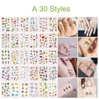 30pcs Temporales Sexy Fake Tattoo For Hands Arm Body Waterproof Luxury Different Small Colorful Stylish Womens Kids Tattoos Stevvex
