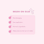Olive & June Press-on Brush on Glue Bottle