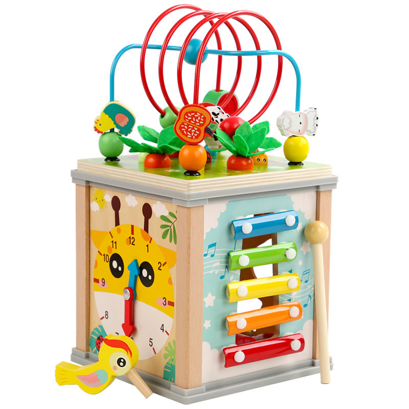 Children's Wooden Treasure Chest Multi-functional Puzzle Pi-Mart