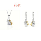 Fashion Little Girl And Dog Hug Necklace Pi-Mart