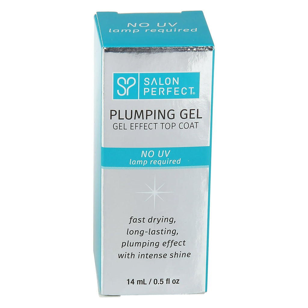 Salon Perfect Nail Polish, Plumping Gel Topcoat, Clear, 0.5 fl oz EasyOptionXY LLC