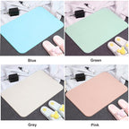 Anti-Slip Foot Pad Super Absorb Dry Diatomite Bath Mat Pi-Mart