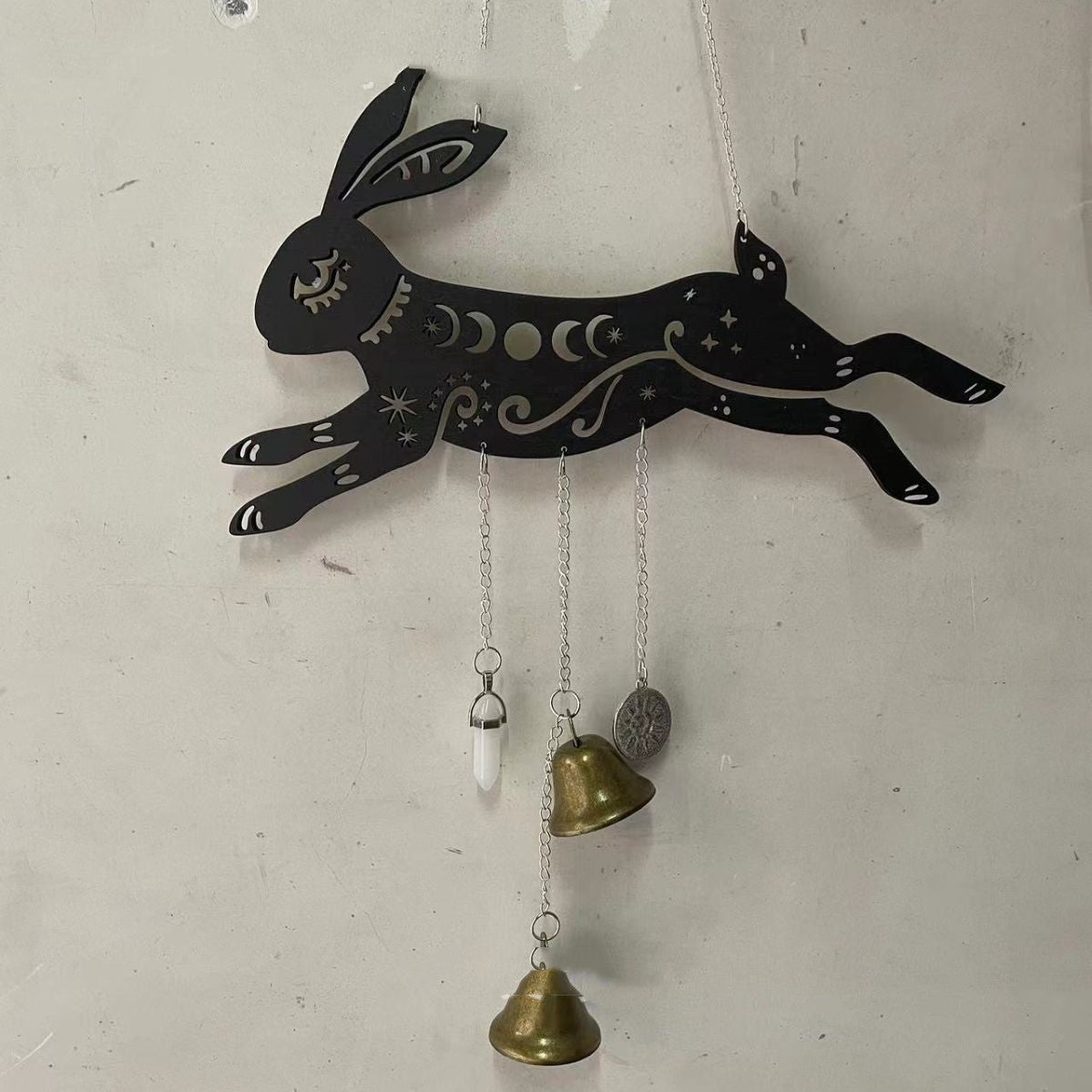 Easter Rabbit Wind Chime Decorations Pendant Pi-Mart