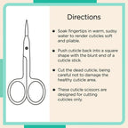 Equate Beauty Stainless Steel Precision Fingernail Cuticle Scissors EasyOptionXY LLC