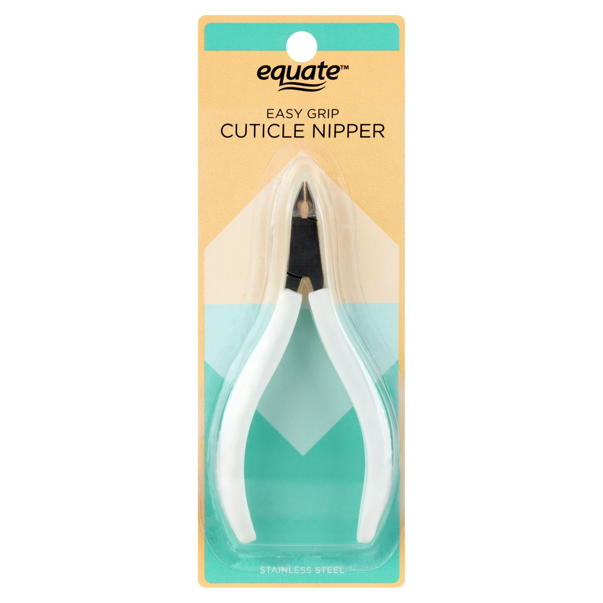 Equate Beauty Stainless Steel Non-Slip Easy Grip Cuticle Nipper EasyOptionXY LLC