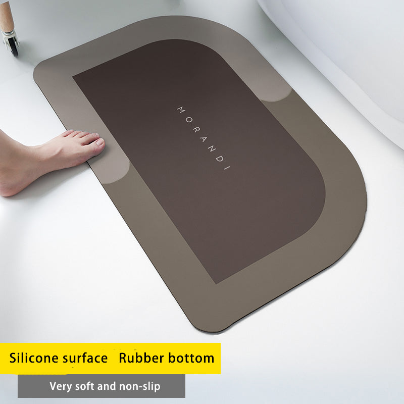 Diatom Mud Absorbent Pad Toilet Floor Mat Soft Non-slip Pi-Mart