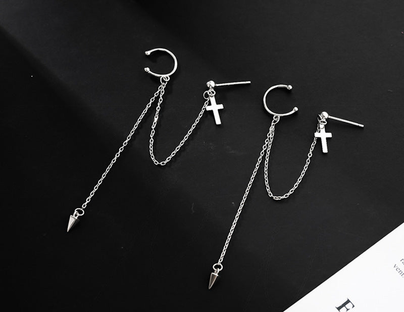 Single cross earring Pi-Mart