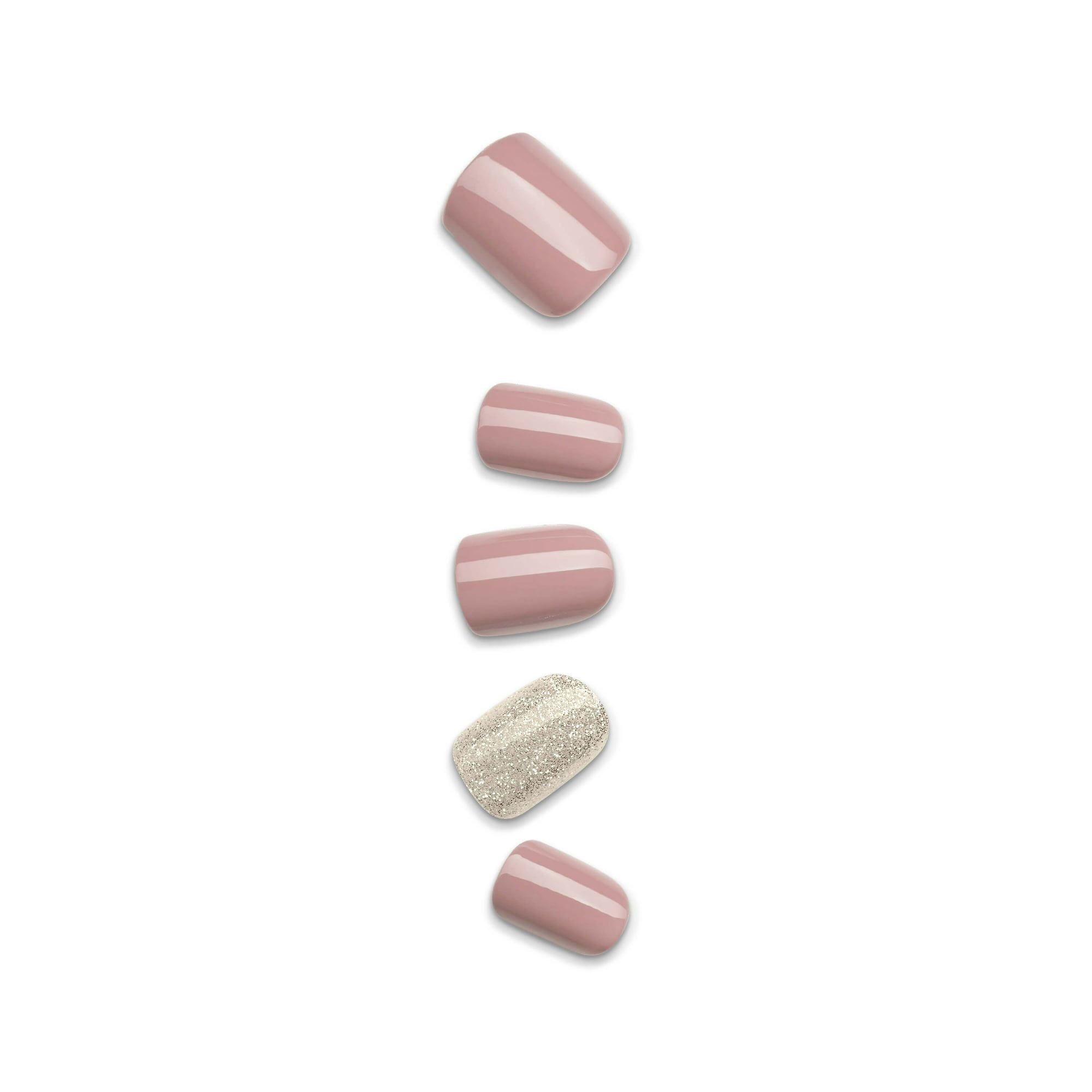 KISS imPRESS Press-on Manicure, Beige, Short Square, 'One More Chance', 33 Ct EasyOptionXY LLC