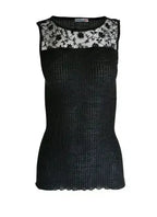 EGI Exclusive Merino Wool Blend Top with Tulle Trim. Proudly Made in - SJB-DIAMOND ELITES