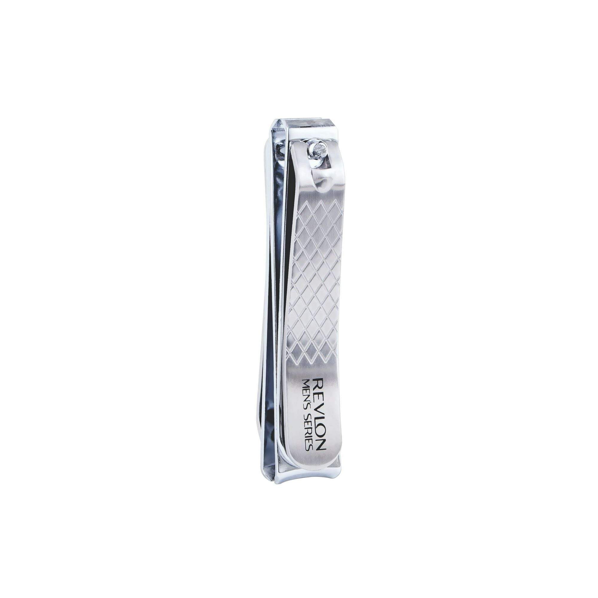 Revlon Men's Series Dual-Ended Nail Clipper for Trimming and Grooming, 1 count EasyOptionXY LLC