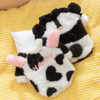 Winter Dog Cute Cow Feet Fluffy Jacket Pi-Mart