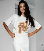 Womens Retro 70's Cotton T-Shirt - SJB-DIAMOND ELITES