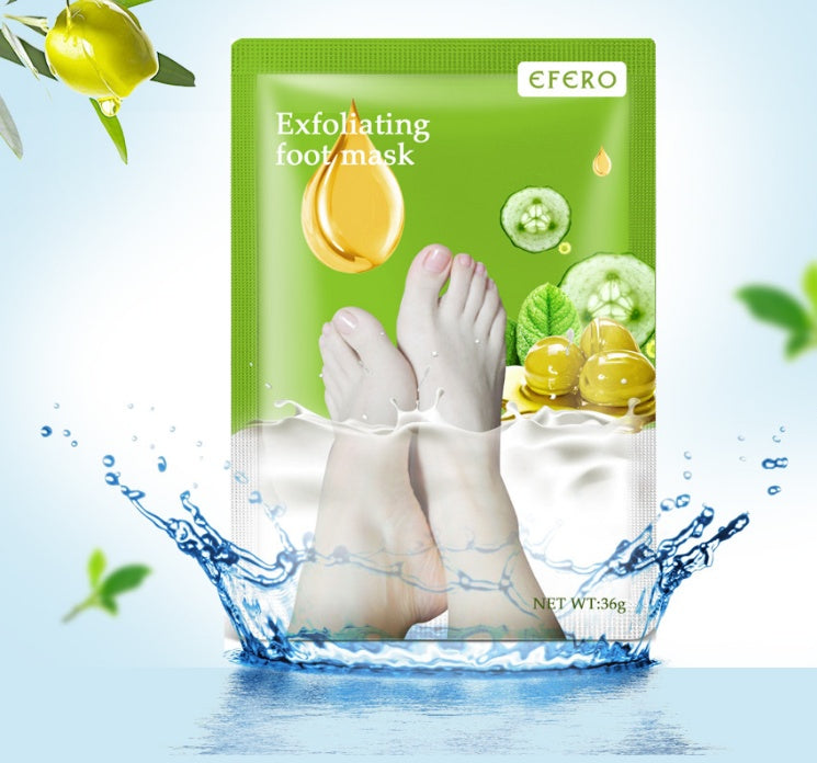 Exfoliating Foot Mask Foot SPA Pedicure Socks Removing Dead Skin Whitening Heels Feet Peeling Anti Cracked Foot Skin Care Lootquake LLC
