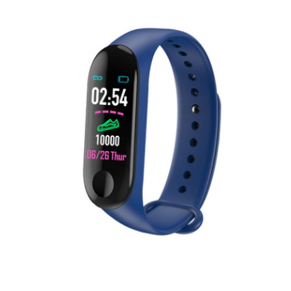 Compatible With , Smart Bracelet Heart Rate And Blood Pressure Exercise Meter Step Information Push Smart Reminder Color Bracelet Pi-Mart