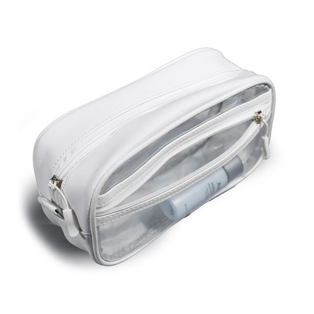 PVC waterproof transparent cosmetic bag, portable travel toiletries storage bag, men and women outdoor travel makeup bag,Small Toiletry Bags for travel,Toiletry Bags with compartments,Toiletry Bag organizers, - SJB-DIAMOND ELITES