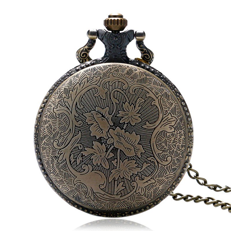 Hot Sale Bronze United States Coast Guard 1790 Theme Pocket Watch Men Navy Creative Gift for Women Fob Watches Pi-Mart