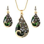 Pendant necklace earring set Pi-Mart