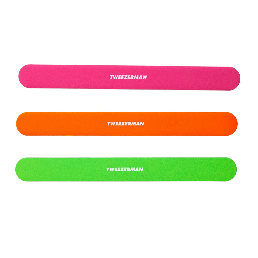 Tweezerman 100/180 Grit Neon Nail Files- 3 Pack EasyOptionXY LLC