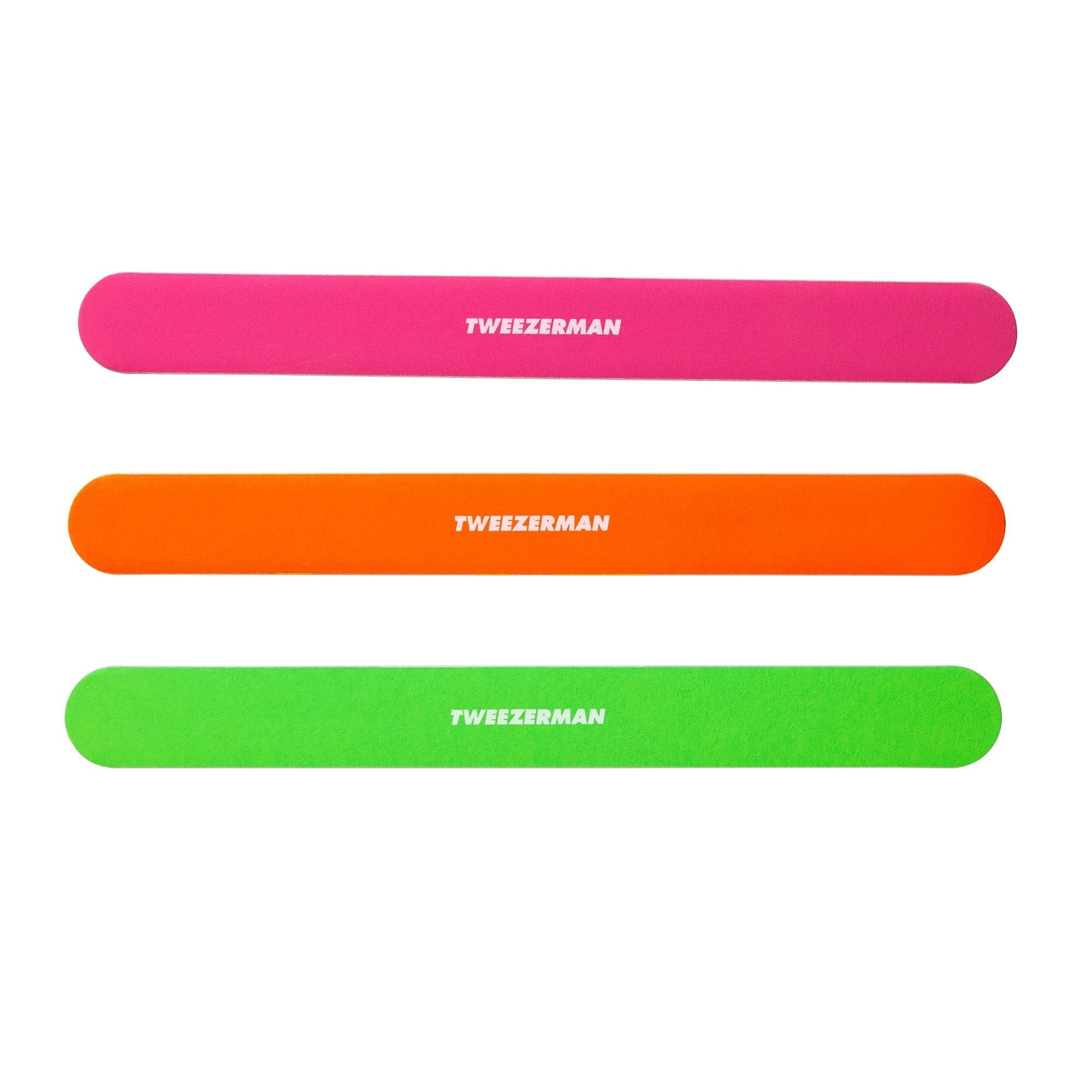 Tweezerman 100/180 Grit Neon Nail Files- 3 Pack EasyOptionXY LLC