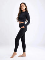 Long-Sleeve Crop Top - SJB-DIAMOND ELITES