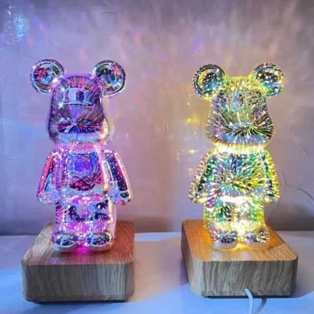 3D Bear Firework Light Lamp - SJB-DIAMOND ELITES