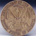 US Army Solid Brass Attachable Medallion for Flag Cases & Pedestals & Shadow Boxes The Military Gift Store
