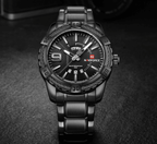 Men's  Luxury Stainless steal Waterproof Watch With Day And Date Display Unique Design Perfect Gift In Modern Metal Men  Wrist Watch Design - SJB-DIAMOND ELITES