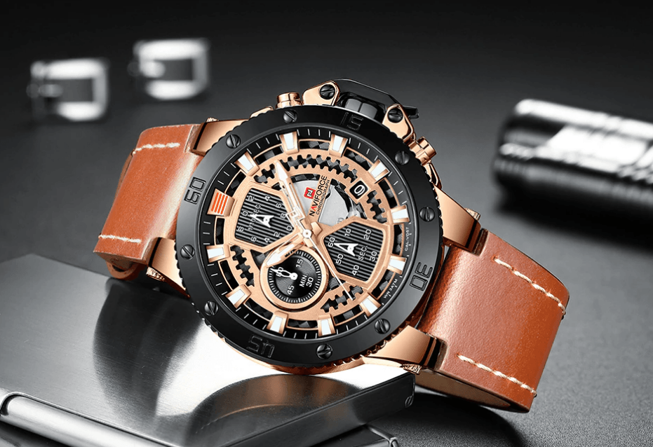 Men's Casual Waterproof Watch With Chronometers And Fluorescent Hands Excellent Design Perfect Gift - SJB-DIAMOND ELITES