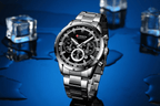 Men's Sports  Waterproof Stainless Steel Watch With Chronometers And Special Date Display Unique Design Perfect Gift Stevvex