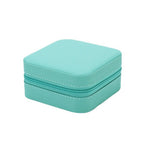 Jewelry storage box, storage box portable zipper case, travel jewelry stud earrings pu jewelry - SJB-DIAMOND ELITES