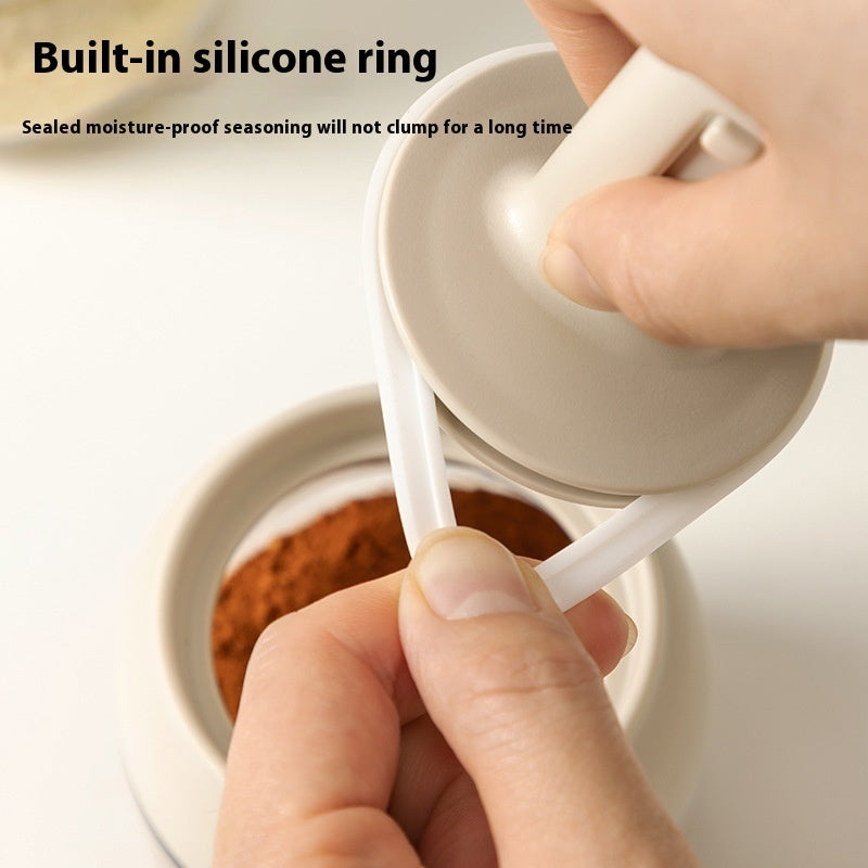 Telescopic Seasoning Glass Kitchen Spice Jar Pi-Mart