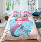 Home Textile Digital Printing Cartoon Mermaid Duvet Cover Pi-Mart