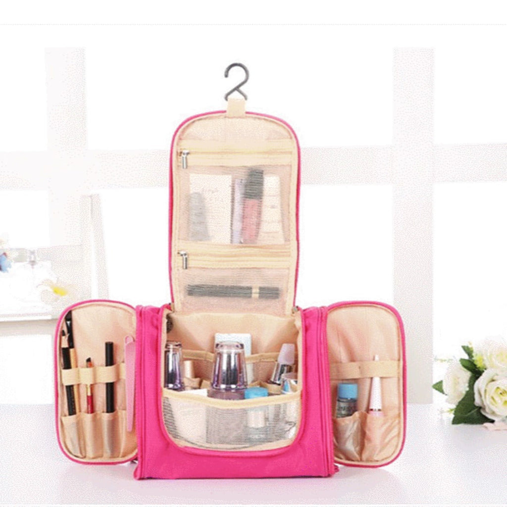 Double Open Wash Bag, Travel Hook Storage Bag, Triple Open Hand Cosmetic Bag, Portable Travel Bag, Toiletry BagToiletry Bag with compartments, Toiletry Bag organizers, - SJB-DIAMOND ELITES