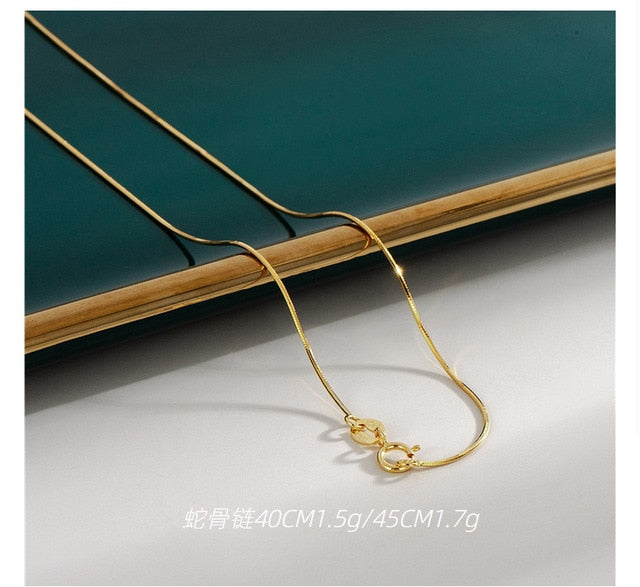 18K Gold Plated Necklaces Pi-Mart
