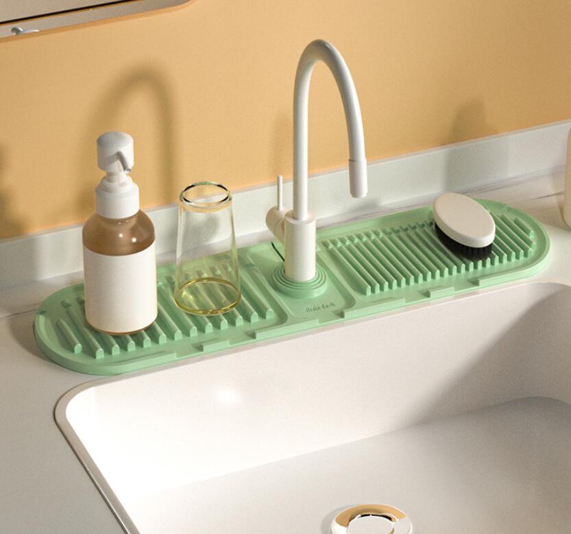 Heightened Slope Faucet Water Draining Pad Pi-Mart