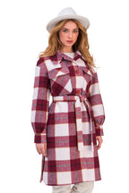 Eva Classic Wool Blend Shirt-Coat - SJB-DIAMOND ELITES