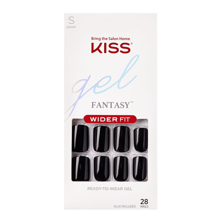 KISS Gel Fantasy Ready-to-Wear Fake Nails, Just Right, 28 Count EasyOptionXY LLC