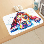 Digital Printing Floor Mat Bathroom Kitchen Toilet Absorbent non-slip Mat Pi-Mart