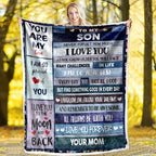 Cozy and Soft Flannel Blanket - A Loving Gift From Mom to Her Son!