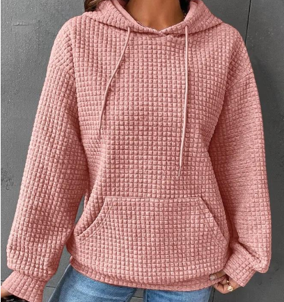 Women's Loose Casual Solid Color Long-sleeved Sweater Pi-Mart
