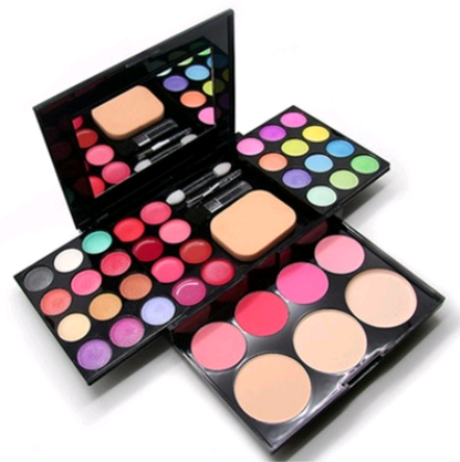 Makeup Box 24 Eyeshadow 8 Lipstick 4 Blush 3 Powder 39 Color Makeup Disc Combination Makeup Tray Pi-Mart
