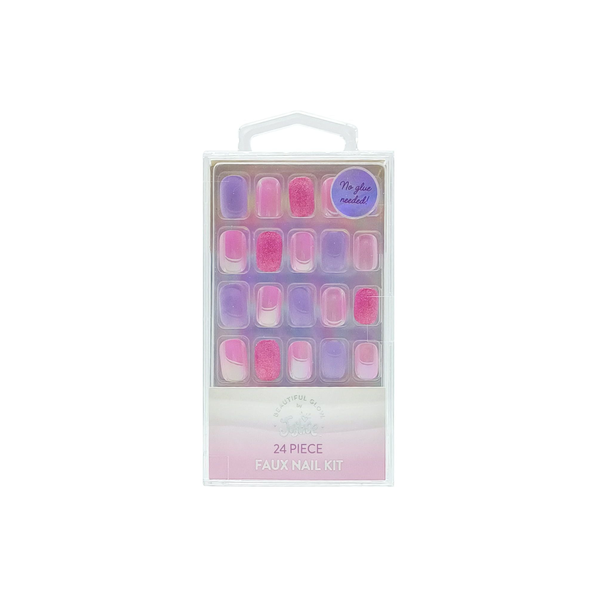 Justice Faux Nails, 24pc Set EasyOptionXY LLC